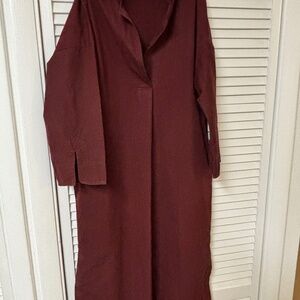 Zara cotton midi dress